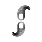 Thumbnail image #1 for Alfa International HOB 84142/5 Closed-End Knife Blades for Hobart Food Cutters 8142/8145/84142/84145, 14-Inch Bowl, Stainless Steel, Set of 2