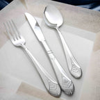 Thumbnail image #2 for Thunder Group Elizabeth SLEL207 Salad Fork, 6-3/4" Long, 2.5mm Thick, 18/10 Stainless Steel Case of 25 Dozen