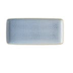 Thumbnail image #1 for Cardinal Evo Azure by Dudson FP453 Rectangular Stoneware Tray, 14 x 6.5 in Case of 4