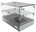 Thumbnail image #9 for KoolMore Countertop Hot Food Display Warmer, 1.7 Cu. Ft., 2-Shelf Self-Service, Curved Glass