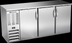 Thumbnail image #3 for Beverage-Air 72-Inch Three-Section Shallow-Depth Food-Rated Back Bar Refrigerator with Solid Doors