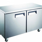 Thumbnail image #1 for Drago DRUC60R Two-Section Undercounter Refrigerator, 15 cu. ft., Solid Doors, Stainless Steel