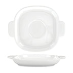Thumbnail image #1 for International Tableware FA-366 Porcelain Handled Saucer, 4.75-Inch Diameter, Bright White Case of 3 Dozen