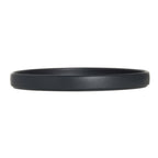 Thumbnail image #2 for Steelite International ZABA A911P258 Round Porcelain Stacking Tray, 9" x 1.25", Cavo Matte Black 1 Dozen