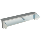 Thumbnail image #1 for Duke Manufacturing Thurmaduke TS530-74-1SN Single-Sided Buffet Sneeze Guard, 73-3/4"W, Flip-Up Acrylic, Painted End Panels