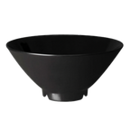 Thumbnail image #1 for G.E.T. Black Elegance 0180-BK Black Melamine Soup/Rice Bowl, 8 oz, 4-5/8" Diameter x 2-1/4"H 1 Dozen