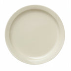 Thumbnail image #1 for Libbey Porcelana Cream 740-901-114 Porcelain Plate, 10-1/4-inch Round, Narrow Rim, Cream White