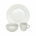 Thumbnail image #2 for Libertyware CD09RE-31 China Fruit/Monkey Dish, 4 oz, 4-3/4" Diameter, Rolled Edge, Euro Bright White Case of 3 Dozen