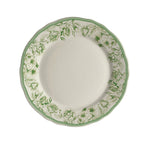 Thumbnail image #1 for Steelite International HL Ivory HL54263875 Round China Plate, 7-1/4", Carolyn Hannah Green, Scalloped Edge Case of 3 Dozen