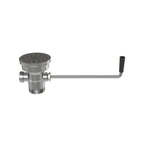 Thumbnail image #1 for Tarrison Products Ltd. TP-PDDT2 Twist Waste Valve with Overflow, 3-1/2" Sink Opening, 1-1/2" Drain Outlet