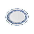 Thumbnail image #1 for Steelite International Folio, Porcelain 62565FP818 Porcelain Oval Platter, 9 x 6.75 in, Willow Rim Blue Case of 2 Dozen