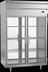 Thumbnail image #5 for Beverage-Air P Series Two-Section Pass-Thru Reach-In Refrigerator with 4 Glass Doors
