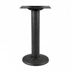 Thumbnail image #1 for JustChair TBX-WB-BOLT-DOWN-28 Bolt-Down Dining Table Base, 28-1/2"H, 8" Diameter Base Spread, Black Textured Steel