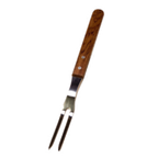 Thumbnail image #1 for Stanton Trading 7428 2-Tine Cook's Fork, Stainless Steel, Rosewood Handle, 13" Case of 12
