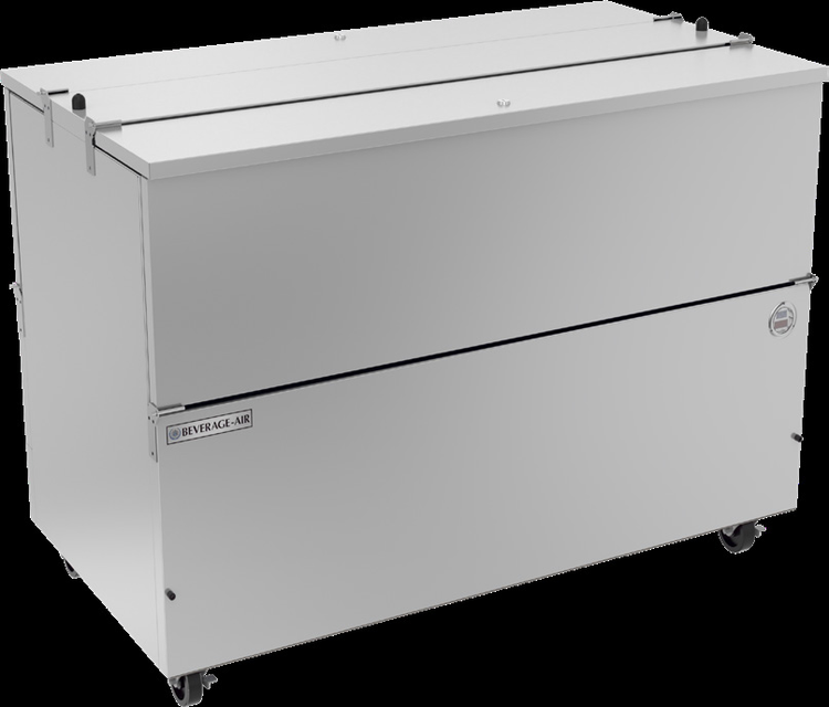 Product image #4 for Beverage-Air ST58HC-S Dual Access Cold Wall School Milk Cooler, 58 Inch Stainless Steel, 22.5 Cu. Ft.