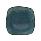 Thumbnail image #1 for Tuxton China Artisan Geode GGE-500 Square Porcelain Plate, 7-1/4 in, Azure 1 Dozen