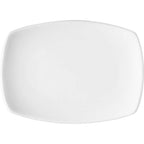 Thumbnail image #1 for Libbey Options by Bauscher 671233612000000 Rectangular Porcelain Coupe Plate, 14-1/5 x 9 inches