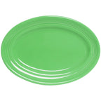 Thumbnail image #1 for Tuxton China Concentrix CTH-116 Ceramic Oval Platter, 11-1/2 x 8-3/8 in, Wide Rim 1 Dozen