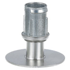 Thumbnail image #1 for AllPoints Foodservice Parts & Supplies 263718 Stainless Steel Round Foot Insert, 3-1/2 in Diameter, Fits 1-5/8 in Tubing