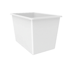 Thumbnail image #1 for Winholt Equipment TUB-6A-WH Bulk Goods Tub, 72-Gallon Polyethylene, 24"W x 33"D x 21"H, NSF