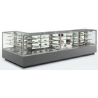Thumbnail image #1 for Oscartek Italia 1-2-3 ITALIA 1 N 90SQL Ambient Multi-Level Pastry Display Case, Double-Paned Glass, 1 Shelf, 78-7/8"W