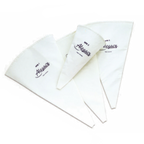 Thumbnail image #1 for Alegacy Foodservice Products NPB2 Reusable Nylon Pastry Bag, White, 8" x 12" Case of 12