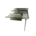 Thumbnail image #1 for SunFab SFDDT-36R Soiled Dish Table, Straight, 36"W x 30"D, Right-to-Left, 8"H Backsplash, 20" x 20" Pre-Rinse Sink