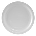 Thumbnail image #1 for Tuxton China Colorado CLA-104 Porcelain Plate, 10-1/2-inch Round, Narrow Rim, White 1 Dozen