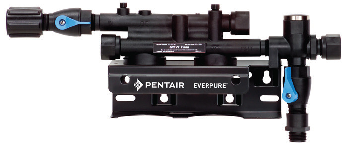 Product image #2 for Everpure QC7I Twin Water Filter Head Assembly with 3/4 Inch Inlet/Outlet