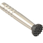 Thumbnail image #1 for AllPoints Foodservice Parts & Supplies AMMMDLR7 7-inch Stainless Steel Muddler with 1-1/2-inch Hard Plastic Head