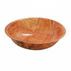Thumbnail image #1 for TableCraft Products 206 Woven Wood Salad Bowl, 12 oz., 6" Round, Mahogany Case of 12