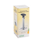 Thumbnail image #2 for CAC China KTPC-10 Pineapple Corer/Cutter, 9-7/8"L x 3-1/2" Diameter, Serrated Teeth with Cap, 304 Stainless Steel Case of 24