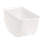 Thumbnail image #1 for TableCraft Products 106 Condiment/Garnish Holder Insert, 1-1/2 Pint, Polypropylene, White Case of 12