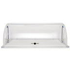 Thumbnail image #1 for Steelite International DW Haber 7345MW150 Acrylic Bakery Split Cover, 21.625 x 13.75 x 7.5 in