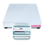 Thumbnail image #1 for Penn Scale Ohaus® D52P50RQL5 Commercial Bench Scale, 100 lb Capacity, Digital, Stainless Steel, 18" x 18" Platform, Legal for Trade