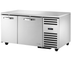 Thumbnail image #1 for SPEC Series 60-Inch Deep Undercounter Freezer with 2 Solid Doors and Stainless Steel Top