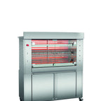 Thumbnail image #1 for Rotisol USA GrandFlame GF1375-2E-SS Electric Countertop Rotisserie Oven, 10–12 Chicken Capacity, Stainless Steel, 3 V-Shaped Spits