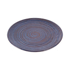 Thumbnail image #1 for G.E.T. Stardust - EGS B399106-SDB Round Blue Melamine Plate, 10-1/2" Diameter Case of 6