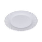 Thumbnail image #1 for G.E.T. Riva Maris WP-9-RMM-W 9" White Melamine Plate, Wide Rim, Matte Finish Case of 12
