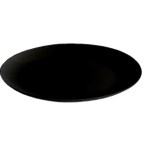 Thumbnail image #1 for G.E.T. Siciliano ML-243-BK Round Melamine Display Plate/Platter, 24" Diameter x 2"H, Black