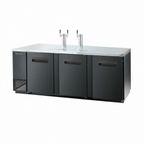 Thumbnail image #1 for Blue Air FSE LLC BDD90-4B-HC 90-3/8" 4-Half-Barrel Keg Cooler with 2 Beer Columns and 4 Faucets