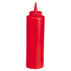Thumbnail image #1 for TableCraft Products 112K 12 oz Red Ketchup Squeeze Bottle with Cone Tip Case of 36