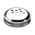 Thumbnail image #1 for TableCraft Products 260T Perforated Chrome-Plated Replacement Top for Swirl Glass Shakers Case of 1200