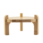 Thumbnail image #1 for TableCraft Products 10755 Bamboo Beverage Dispenser Stand, 10-Inch Diameter x 5-3/4-Inch Height Case of 6