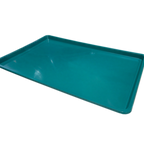 Thumbnail image #1 for Winholt Equipment WHP-1826GABS ABS Plastic Rectangular Display Tray, Green, 18 x 26 x 1 in Case of 24