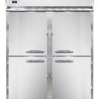 Thumbnail image #1 for Continental Refrigerator 2RENSAHD Two-Section Extra-Wide Reach-In Refrigerator, 57" Wide, Half-Height Solid Doors, Stainless Steel Exterior