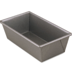 Thumbnail image #1 for Alegacy Foodservice Products B4106 Bread Loaf Pan, 12 oz, Aluminized Steel, Glazed, 8 x 4 x 2-1/2 in Case of 12