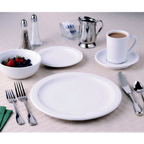Thumbnail image #2 for Libbey Porcelana 840-110-004 Porcelain Cup, 7 oz, Tall, Rolled Edge, Bright White