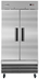 Thumbnail image #5 for KoolMore 39-Inch 2-Section Reach-In Refrigerator, 35 Cu. Ft., Bottom-Mount Self-Contained, Solid Doors, Stainless Steel
