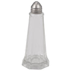Thumbnail image #1 for Stanton Trading 1003SP Tower Salt and Pepper Shaker, Single, 1 oz Glass with Chrome-Plated Top Case of 6 Dozen